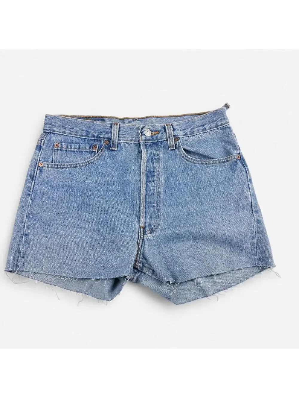 Vintage Levi's 501 blue denim shorts